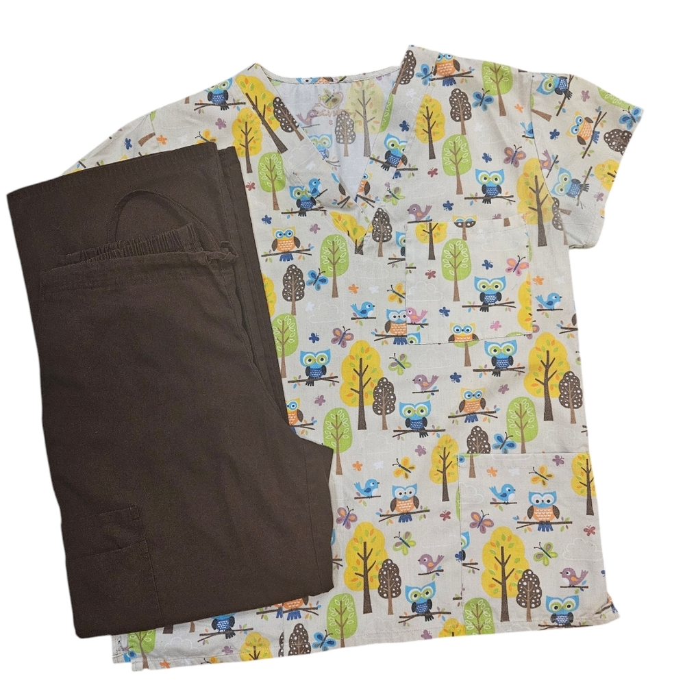 Owls Scrub set
